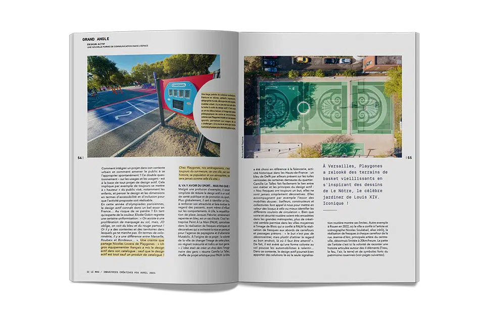 IC magazine : Le Design actif, une nouvelle forme de communication dans l’espace public