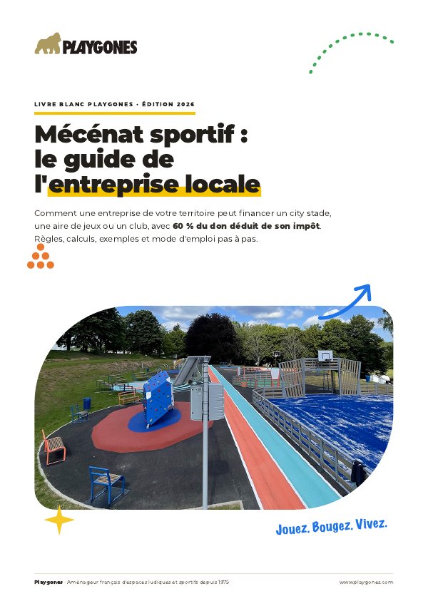 Couverture du livre blanc Playgones sur le mécénat sportif