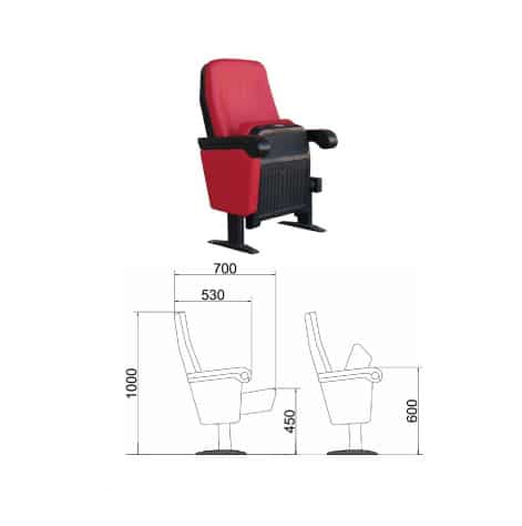 siege-fauteuil-vip-stage-loge-Bruselas Sièges et fauteuils vIP pour tribunes ou loges de stade par Playgones