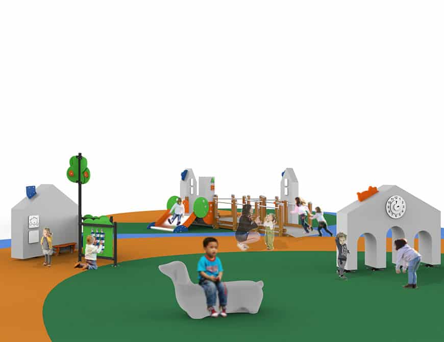 aire de jeux- projection 3D-3