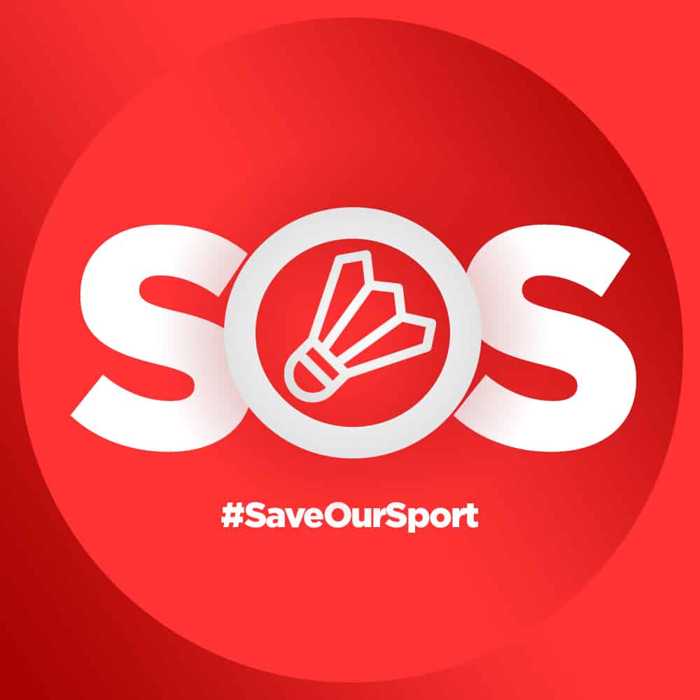 SOS Badminton - #saveoursport