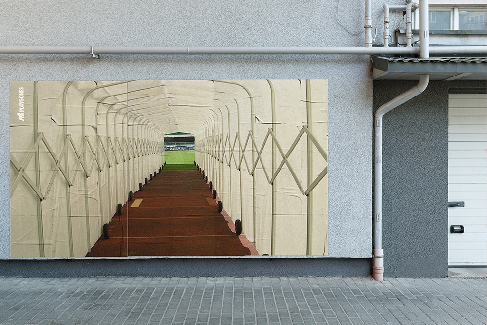 Tunnel d'accès - sport de rue - marketing sportif et propagande active