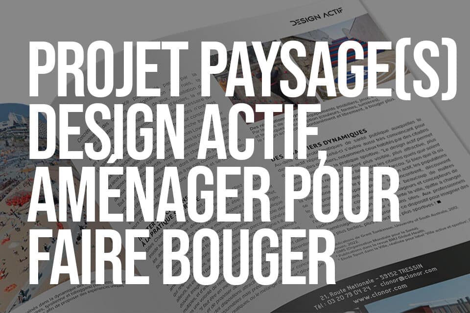 Design actif, aménager pour faire bouger