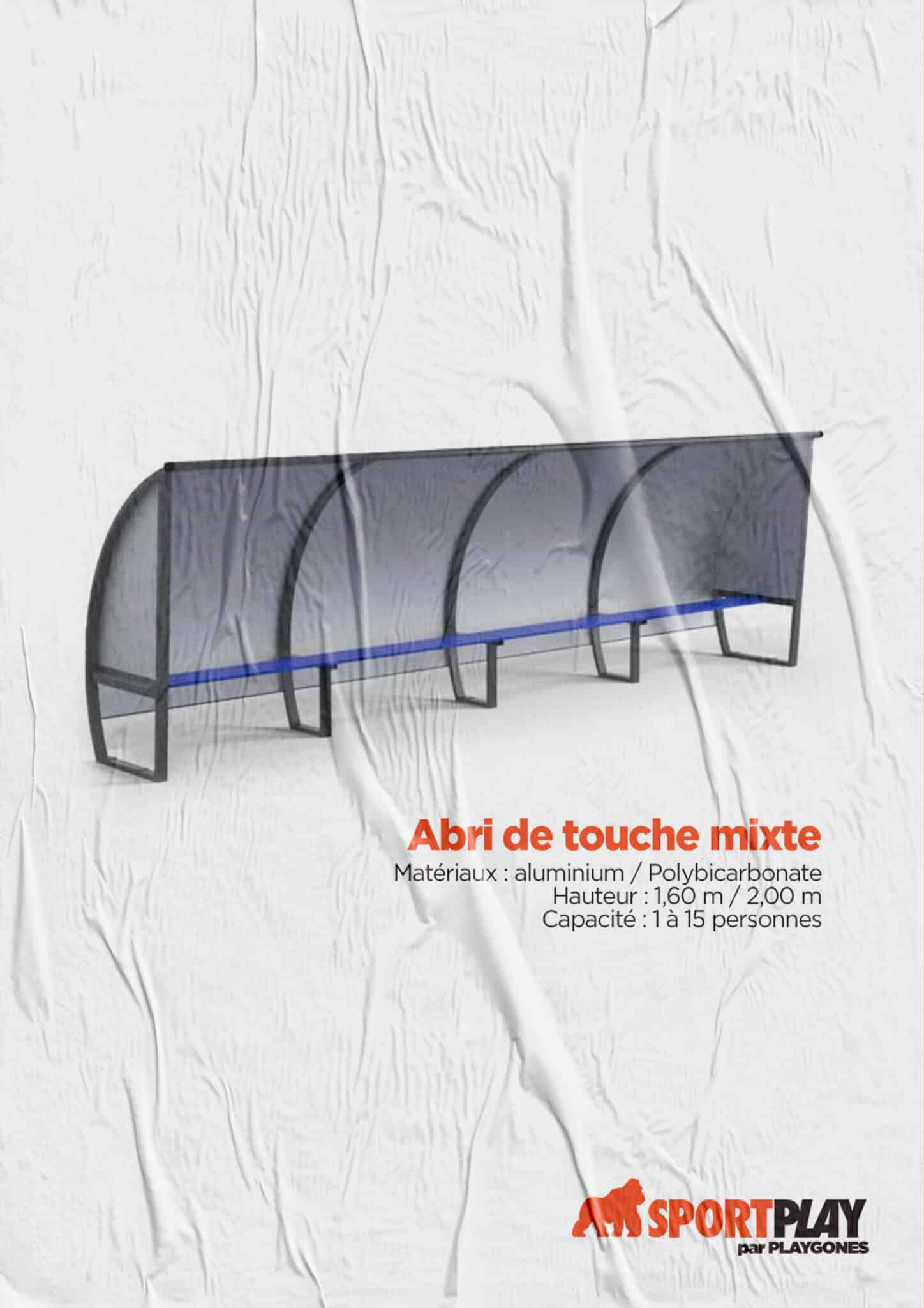 Abri de touche mixte Abri de touche mixte