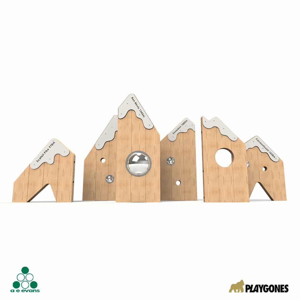 aire de jeux de rôle sur le thème de la montagne