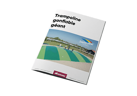 Catalogue du trampoline gonflable géant Jumping Pillows par Playgones