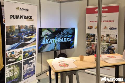 Stand Playgones au congrés des domaiens skiables francais