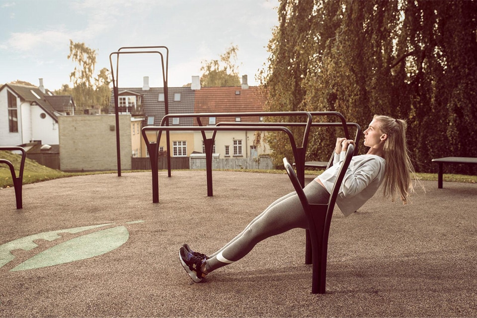 Parc de fitness design Noord, femme