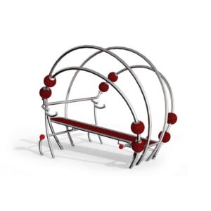 Banc de puissance design, appareil sport en extérieur