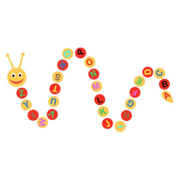 Chenille-petite-lettres-A-Z-couleurs-standards