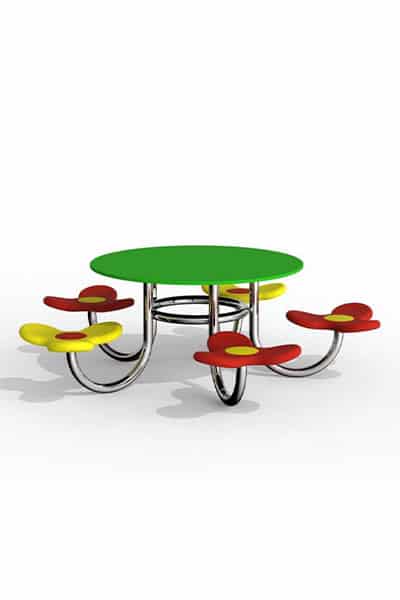 mobilier enfants table fleurs Stilum