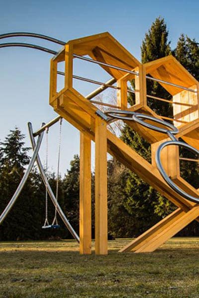 structure stilum incroyable pour aires de jeux
