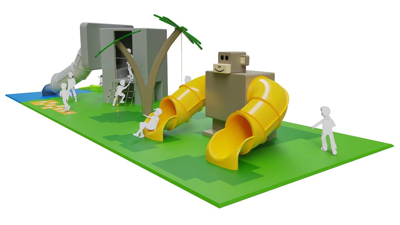 JUNGLE PLAY-vue-3d-2-Playgones