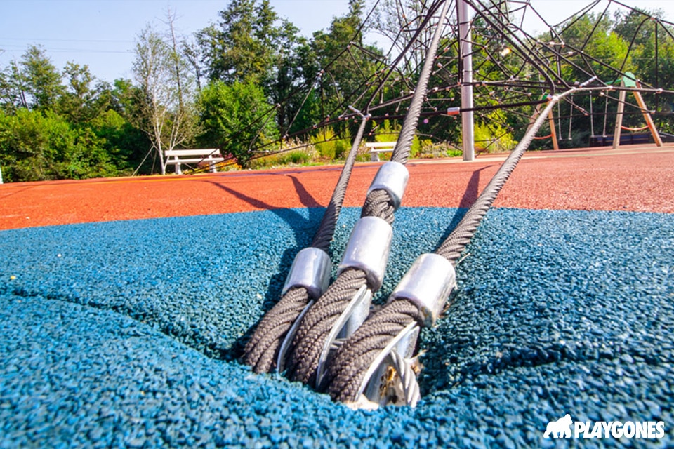 ancrage pyramide de corde epdm