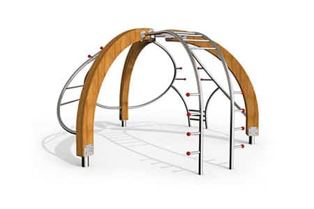 Fitness plein air pour espace de sports urbains