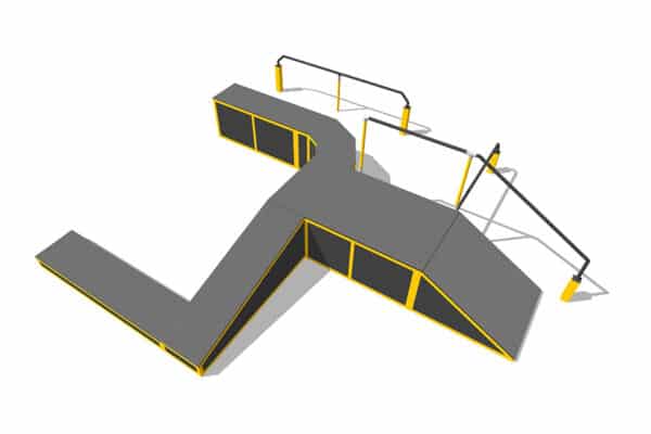 3runCOVAL aire de parkour modele C