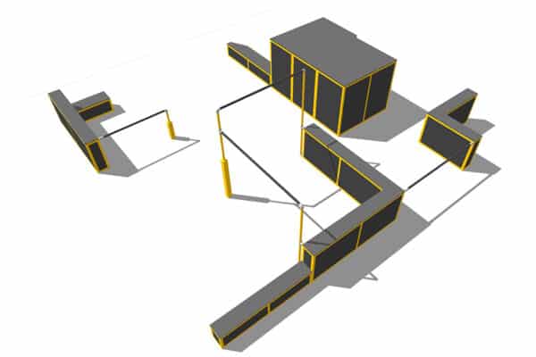 3runCOVAL aire de parkour modele L