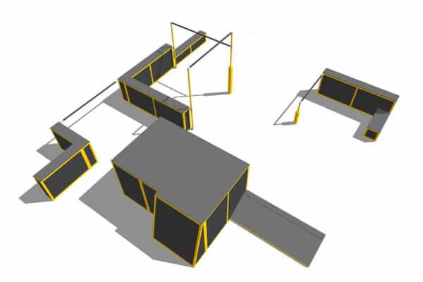 3runCOVAL-modelL-Parkour-Playgones 3runCOVAL aire de parkour modele L