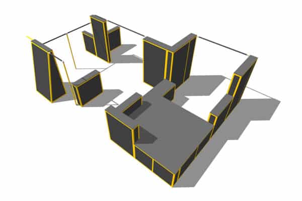 3runCOVAL aire de parkour modele N