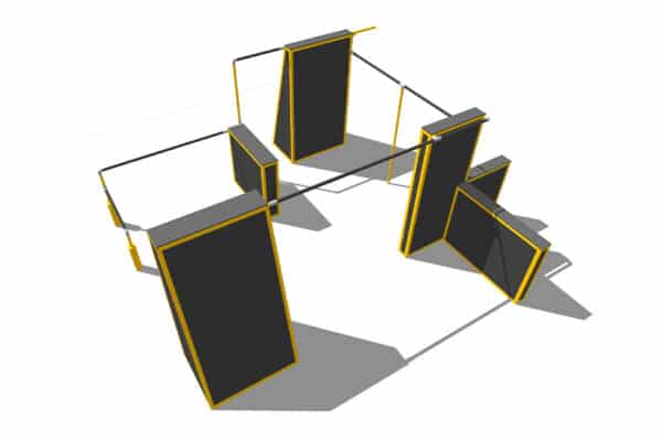 3runCOVAL modules de parkour modele O