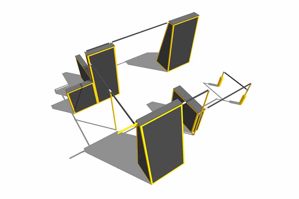 3runCOVAL-modelO-Parkour-Playgones 3runCOVAL aire de parkour modele O