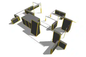 3runCOVAL aire de parkour modele R