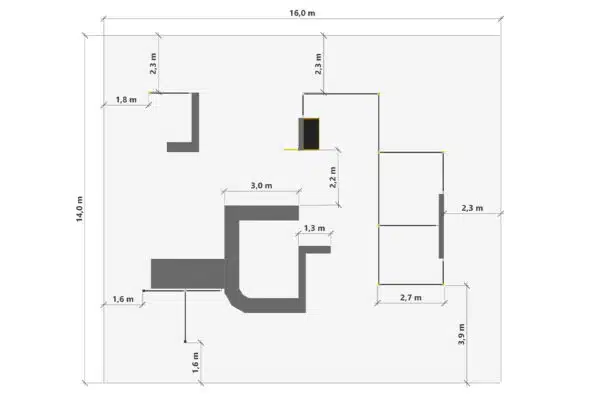 3runCOVAL modele U plan dimension
