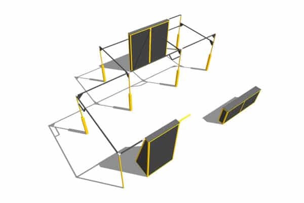 3runCOVAL aire de parkour modele V