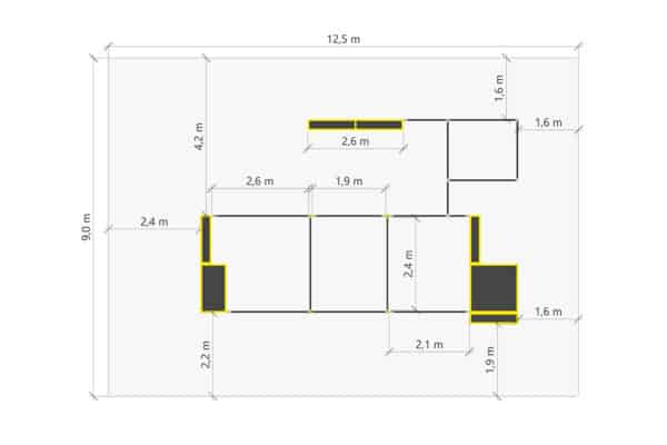 FreeMouv plan dimension parkour M
