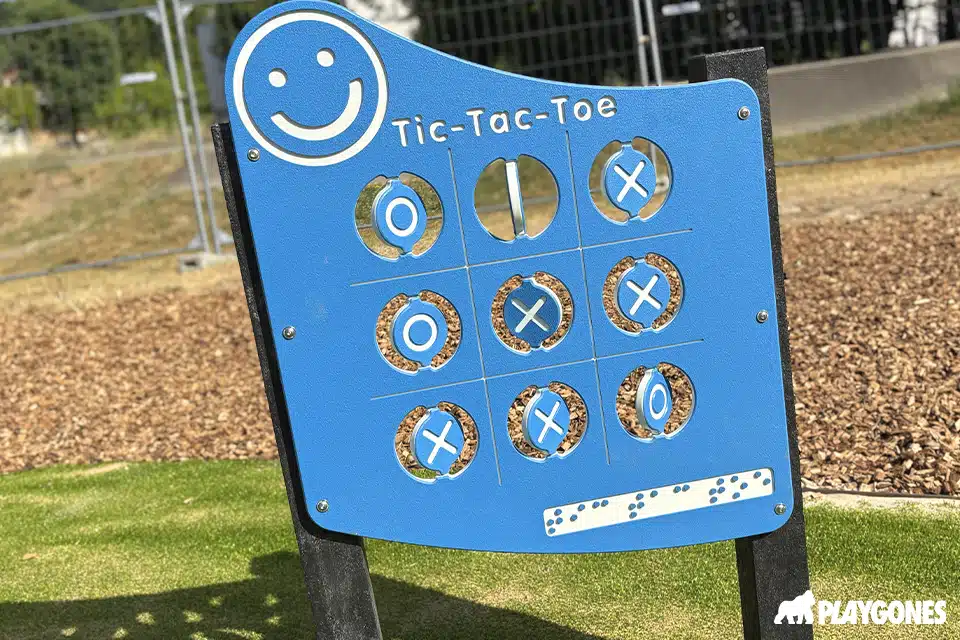 Panneau braille tic tac toe pour enfn,ats mal voyants