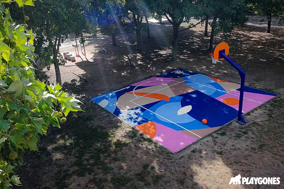 basket-3x3-fresque-artiste-Opera-Playgones-acheres-10 Terrain de basket 3x3 inclusif et artistique au cœur du Parc Louis Jouvet Achères