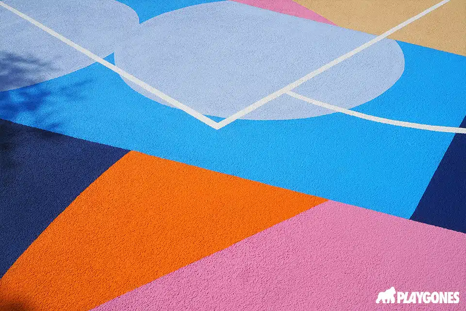 basket-3x3-fresque-artiste-Opera-Playgones-acheres-3 Detaisl et couleurs de la fresque