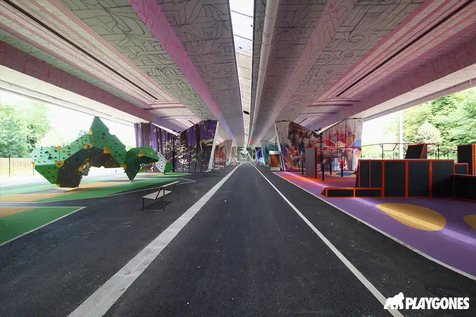 Terrain de sport inclusif