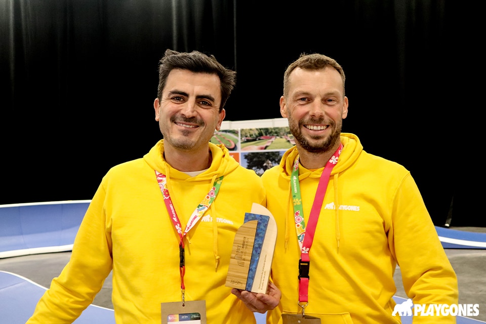 nicolas lovera et betrand Beroud, gérant de Playgones et le prix de l innovation 2025