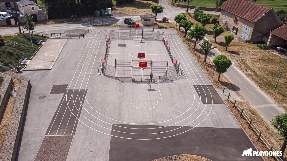 City Stade en cour d’école + tracés sportifs