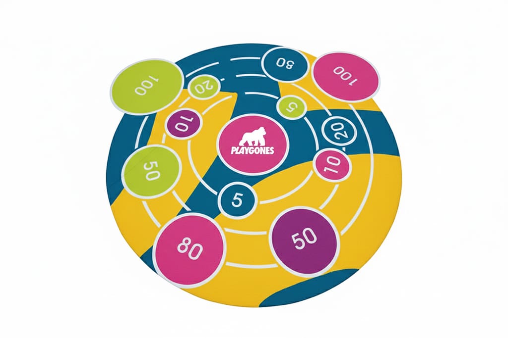 surface de jeu point ball en peinture