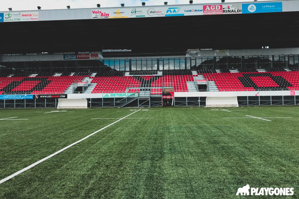 Abris-touche-Oyonnax Aménagement sportif complet dans un stade