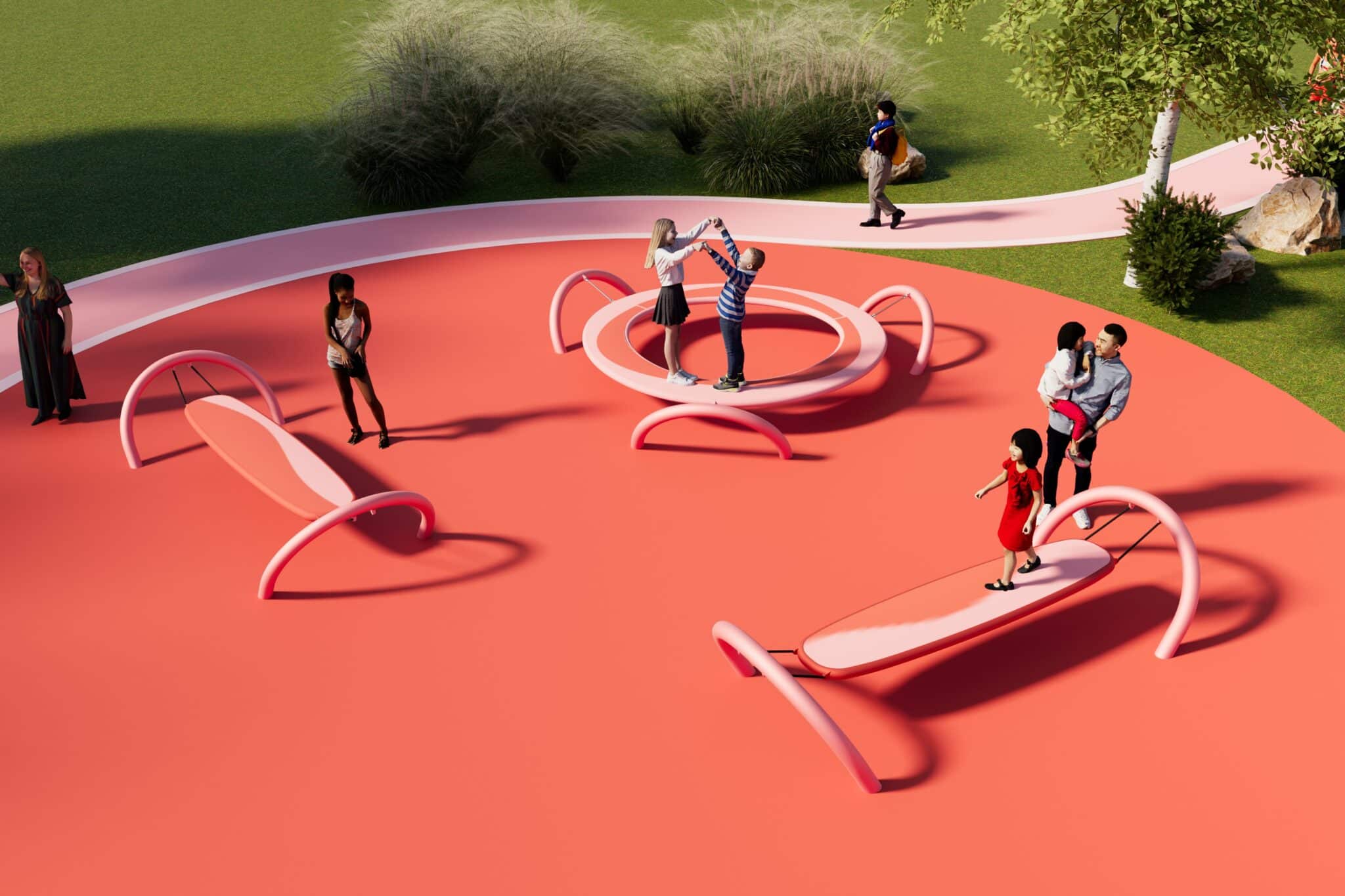 Les Poutres acrobatiques trekfit - l'élégance de l'équilibre