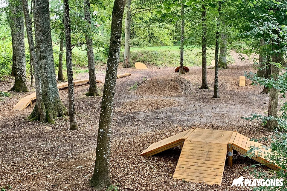 parcours vtt en foret par Playgones