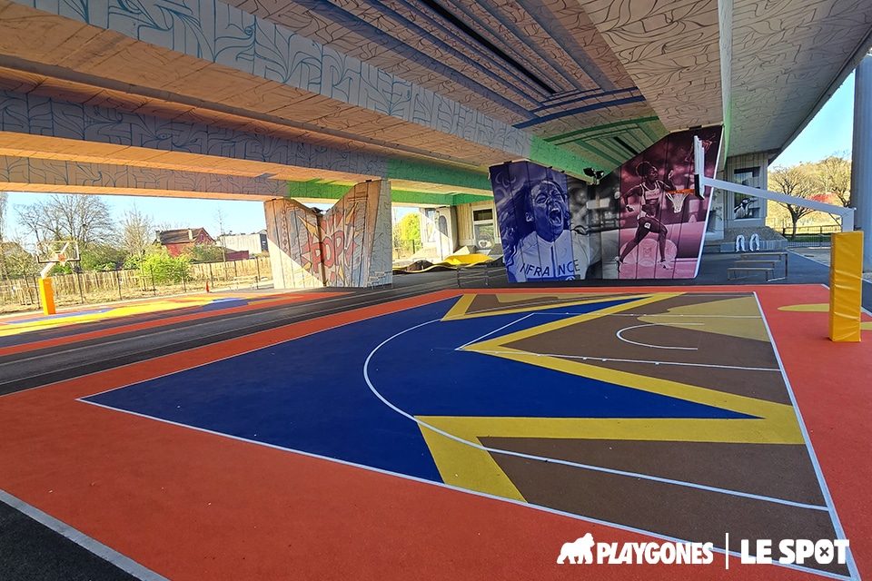 terrain de basket-3x3 en epdm terrain de basket 3x3 en epdm par Playgones
