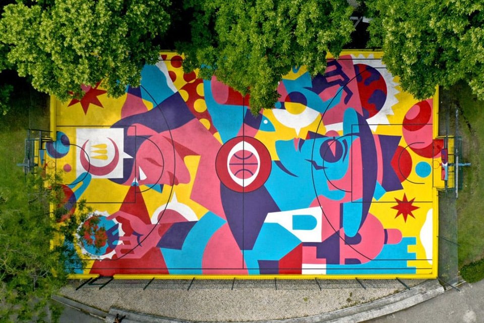 Coup de coeur : Une fresque sportive monumentale par AkaCorleone – Playgones