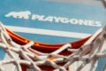 Sports collectifs, terrain de basketball réalisation Playgones, surface EPDM et panneaux basket homologués