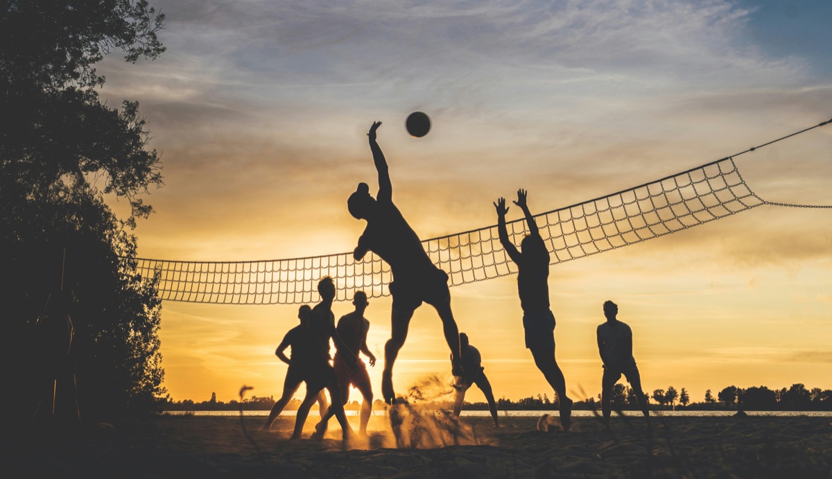 Filet de volleyball — hauteur réglementaire FIVB Filet de volleyball, hauteur réglementaire FIVB pour compétition et loisir