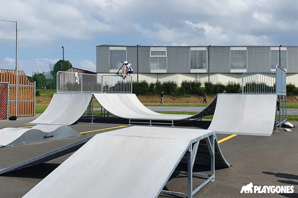 Skatepark modulaire Normandie collectivité – Playgones