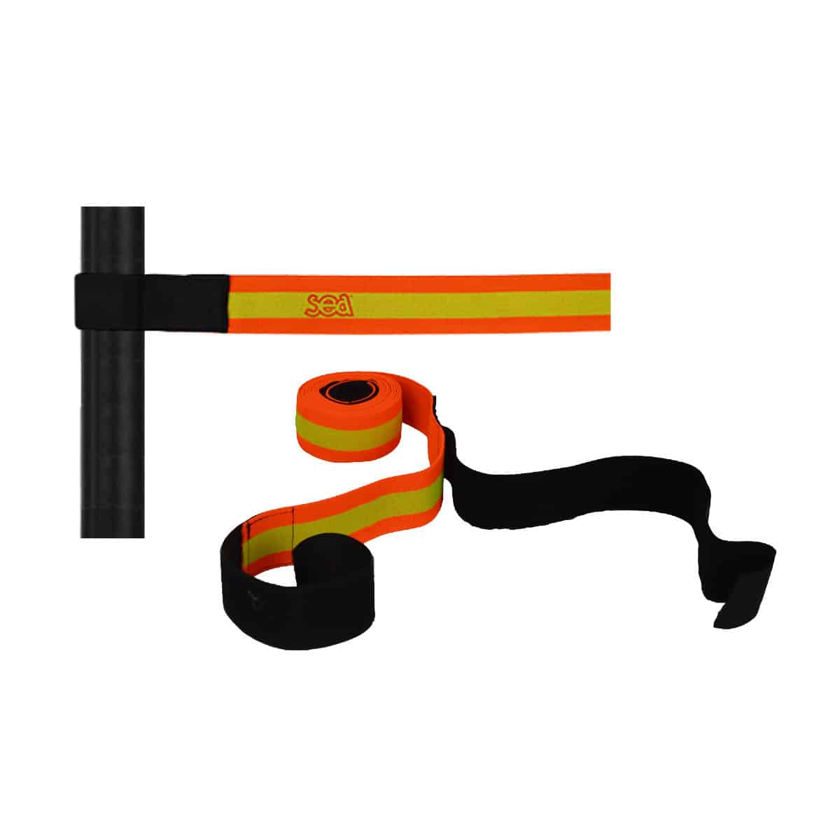 Bande élastique velcro SEA Orange/Jaune 3 à 6 m - Playgones Bande élastique velcro SEA Orange/Jaune 3 à 6 m - Playgones