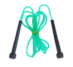 Corde à sauter fluo Sporti 2,75 m verte