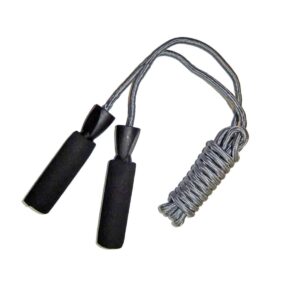 Corde à sauter fitness poignées acier