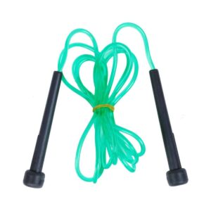 Corde à sauter fluo Sporti 2,20 m verte