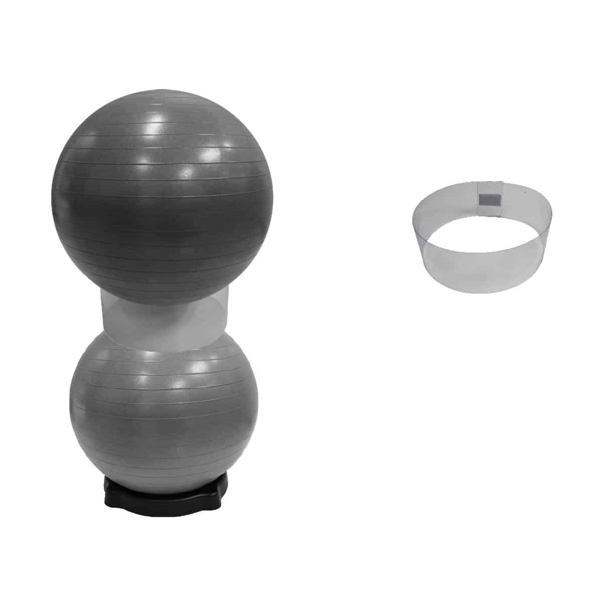 Support intermédiaire transparent pour Gym ball - Playgones Support intermédiaire transparent pour Gym ball - Playgones