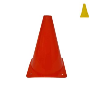 Cône standard polyéthylène 23 cm rouge